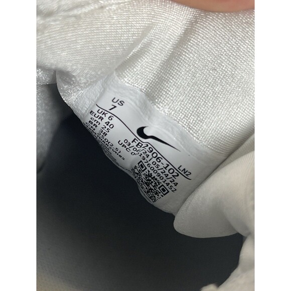 Nike Force Zoom Trout 9 Elite Metal Baseball Cleat Men Size 7 FB2906-102 White - Picture 8 of 10